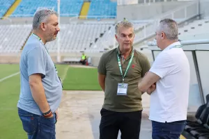 Στο γήπεδο ο πρόεδρος 