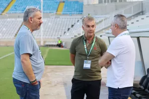 Στο γήπεδο ο πρόεδρος 