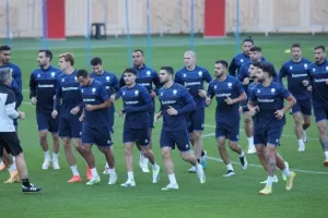Η τελευταία προπόνηση της Εθνικής (Φώτος)