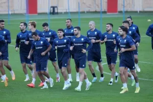 Η τελευταία προπόνηση της Εθνικής (Φώτος)
