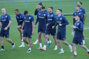 Η τελευταία προπόνηση της Εθνικής (Φώτος)