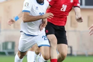 Γεωργία-Κύπρος: Μηδέν εις το πηλίκον- Συντριβή ξανά (φώτος)
