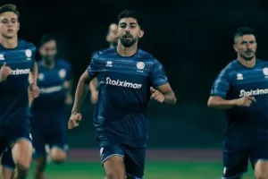 Η προπόνηση της Εθνικής (Φώτος)