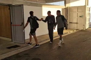 Η άφιξη της ΑΕΚ (Φώτος)