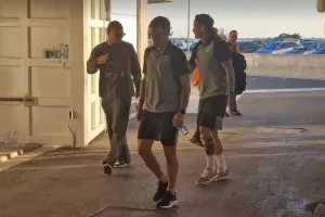 Η άφιξη της ΑΕΚ (Φώτος)