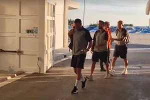 Η άφιξη της ΑΕΚ (Φώτος)