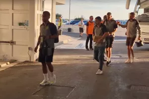 Η άφιξη της ΑΕΚ (Φώτος)