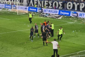 Ημίχρονο και ένταση στο "Αλφαμέγα" (Φώτος)