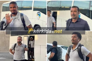 (ΦΩΤΟΡΕΠΟΡΤΑΖ) Η άφιξη της Πάφου στο "Στ. Κυριακίδης"