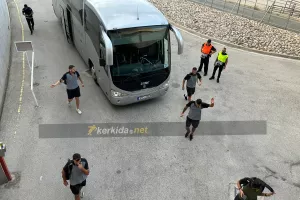 Η άφιξη της ΑΕΚ (Φώτος)