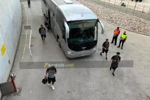 Η άφιξη της ΑΕΚ (Φώτος)
