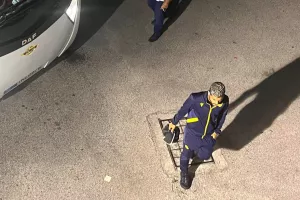 (ΦΩΤΟΣ Kerkida)/ Η άφιξη της ΑΕΛ στο ΓΣΠ