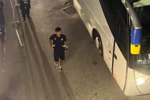 (ΦΩΤΟΣ Kerkida)/ Η άφιξη της ΑΕΛ στο ΓΣΠ