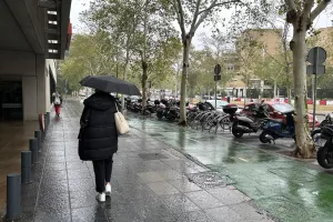 (ΦΩΤΟΣ Kerkida)/Το επιβλητικό Σάντσεθ Πιθχουάν και ο βροχερός καιρός 