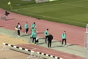 Άφιξη στο "Στέλιος Κυριακίδης" (φώτος kerkida)