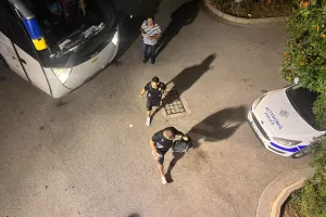 (ΦΩΤΟΣ Kerkida)/ Η άφιξη της ΑΕΛ στο ΓΣΠ