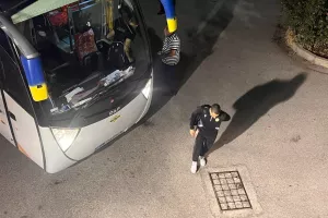 (ΦΩΤΟΣ Kerkida)/ Η άφιξη της ΑΕΛ στο ΓΣΠ