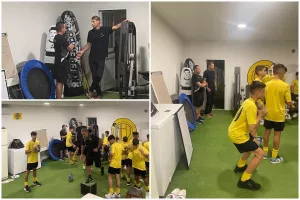 Η επίσκεψη Κόσκελα στις Ακαδημίες της ΑΕΛ (Φώτος)
