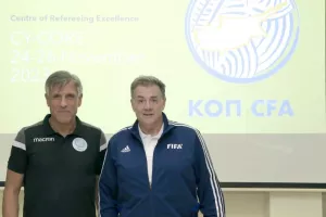 Σεμινάριο για νέους, υποσχόμενους διαιτητές στην παρουσία του Κύρου Βασσάρα