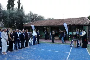 Από την ΥΠΑΝ και τον Πρόεδρο του ΚΟΑ τα εγκαίνια των εγκαταστάσεων του Eleon Tennis Club
