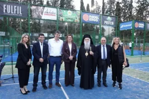 Από την ΥΠΑΝ και τον Πρόεδρο του ΚΟΑ τα εγκαίνια των εγκαταστάσεων του Eleon Tennis Club