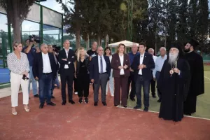 Από την ΥΠΑΝ και τον Πρόεδρο του ΚΟΑ τα εγκαίνια των εγκαταστάσεων του Eleon Tennis Club