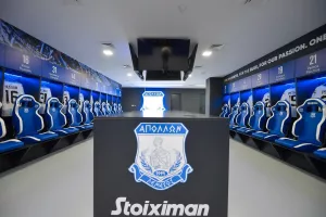 Φώτος Απόλλωνα από την... ξενάγηση στα αναβαθμισμένα αποδυτήρια