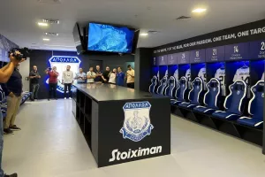 Η ξενάγηση του Απόλλωνα στα ανακαινισμένα αποδυτήρια στο Αλφαμέγα (Βίντεο/Φώτος)