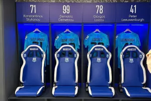 Η ξενάγηση του Απόλλωνα στα ανακαινισμένα αποδυτήρια στο Αλφαμέγα (Βίντεο/Φώτος)