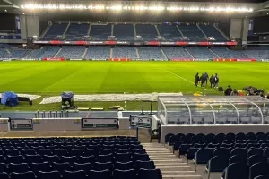 Η τελευταία προπόνηση του Άρη - Το kerkida.net στο Ibrox Stadium (Φώτος)
