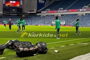 Η τελευταία προπόνηση του Άρη - Το kerkida.net στο Ibrox Stadium (Φώτος)