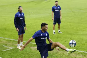 Η τελευταία προπόνηση της Εθνικής (φώτος/βίντεο)