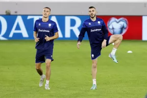 Η τελευταία προπόνηση της Εθνικής (φώτος/βίντεο)