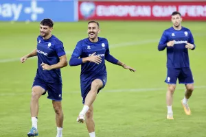 Η τελευταία προπόνηση της Εθνικής (φώτος/βίντεο)