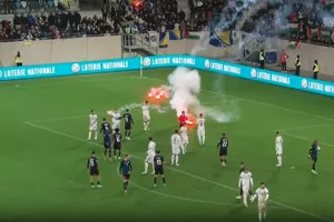 Χάος στο Λουξεμβούργο με οπαδούς της Βοσνίας!
