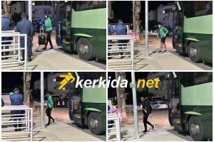 (ΦΩΤΟΣ Kerkida)/Η άφιξη της Ομόνοιας στο "Αμμόχωστος-Επιστροφή"