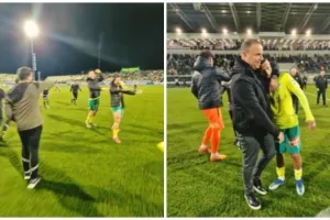 (ΒΙΝΤΕΟ) Τελευταίο σφύριγμα και... χαμός!