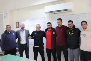 Παρουσίαση του οργανωτικού πλάνου των Μικρών Εθνικών Ομάδων στους προπονητές του Pascal English School Λάρνακας