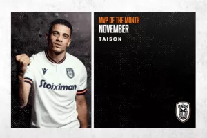 ΠΑΟΚ: Back to back MVP o Τάισον