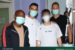 Ομόνοια/Επίσκεψη στο παιδοογκολογικό τμήμα του Μακάρειου Νοσοκομείου