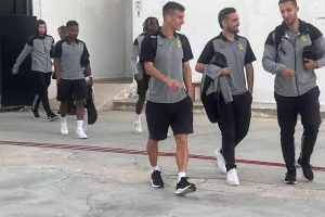 (ΦΩΤΟΣ Kerkida) H άφιξη της ΑΕΚ στο Δασάκι 
