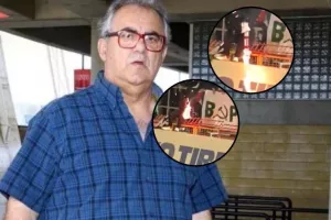 Αντίδραση Φαντάρου/ Έκαψαν κασκόλ της Νέας Σαλαμίνας στην κερκίδα της Ομόνοιας (Φώτος)