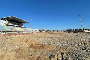 Τα έργα στο "Τάσος Μάρκου" (Φώτος)