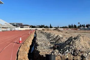 Τα έργα στο "Τάσος Μάρκου" (Φώτος)