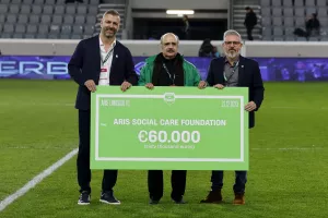 Εισφορά 60 χιλιάδες ευρώ στο Aris social care foundation