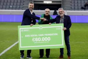 Εισφορά 60 χιλιάδες ευρώ στο Aris social care foundation