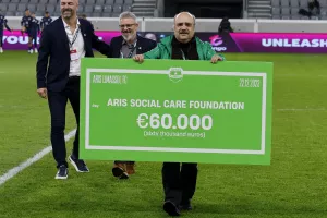 Εισφορά 60 χιλιάδες ευρώ στο Aris social care foundation