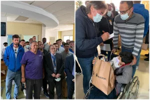 Μοίρασαν δώρα και σκόρπισαν χαμόγελα