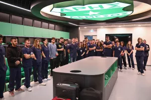 Συνάντηση του Άρη με τους φοιτητές φυσιοθεραπευτές του πανεπιστημίου Frederick