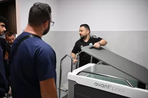 Συνάντηση του Άρη με τους φοιτητές φυσιοθεραπευτές του πανεπιστημίου Frederick